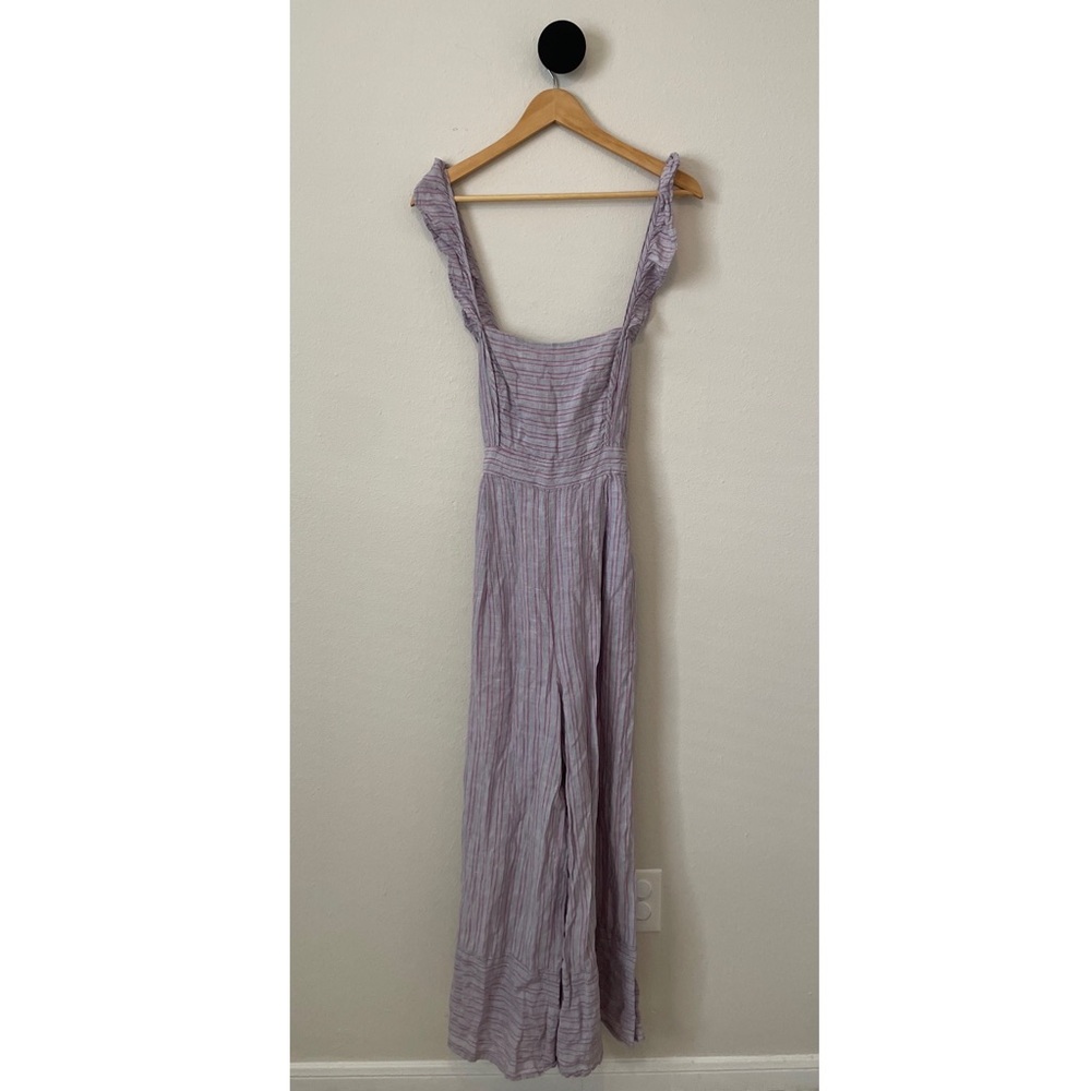 Anthro Elevenses Nantucket Linen Jumpsuit 10 - Picture 6 of 14